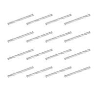 sourcing map 50 molle di compressione in acciaio inossidabile 304, 0,6 mm x 4 mm x 40 mm, piccole e piccole, per riparazioni domestiche e fai da te, officina e uso industriale, tonalità argentata