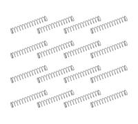 sourcing map 50 molle di compressione in acciaio inossidabile 304, 0,6 mm x 6 mm x 40 mm, piccole e piccole, per riparazioni domestiche e fai da te, officina e uso industriale, tonalità argentata