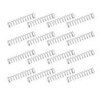 sourcing map 50 molle di compressione in acciaio inossidabile 304, 0,6 mm x 8 mm x 40 mm, piccole e piccole, per riparazioni domestiche e fai da te, officina e uso industriale, tonalità argentata