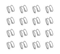 sourcing map 50 molle di compressione in acciaio inossidabile 304, 0,6 mm x 8 mm x 5 mm, piccole e piccole, per riparazioni domestiche e fai da te, officina e uso industriale, tonalità argentata