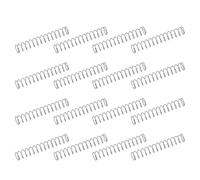 sourcing map 50 molle di compressione in acciaio inossidabile 304, 0,6 mm x 8 mm x 50 mm, piccole e piccole, per riparazioni domestiche e fai da te, officina e uso industriale, tonalità argentata