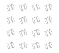 sourcing map 50 molle di compressione in acciaio inossidabile 304, 0,7 mm x 12 mm x 10 mm, piccole e piccole, per riparazioni domestiche e fai da te, officina e uso industriale, tonalità argentata