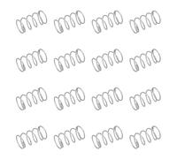 sourcing map 50 molle di compressione in acciaio inossidabile 304, 0,8 mm x 11 mm x 20 mm, piccole e piccole, per riparazioni domestiche e fai da te, officina e uso industriale, tonalità argentata