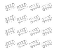 sourcing map 50 molle di compressione in acciaio inossidabile 304, 0,8 mm x 12 mm x 20 mm, piccole e piccole, per riparazioni domestiche e fai da te, officina e uso industriale, tonalità argentata