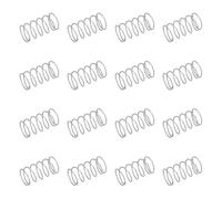 sourcing map 50 molle di compressione in acciaio inossidabile 304, 0,8 mm x 14 mm x 25 mm, piccole e piccole, per riparazioni domestiche e fai da te, officina e uso industriale, tonalità argentata