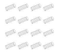 sourcing map 50 molle di compressione in acciaio inossidabile 304, 0,8 mm x 14 mm x 30 mm, piccole e piccole, per riparazioni domestiche e fai da te, officina e uso industriale, tonalità argentata