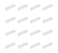 sourcing map 50 molle di compressione in acciaio inossidabile 304, 0,8 mm x 14 mm x 50 mm, piccole e piccole, per riparazioni domestiche e fai da te, officina e uso industriale, tonalità argentata