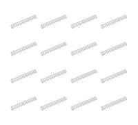 sourcing map 50 molle di compressione in acciaio inox 304, 0,8 mm x 7 mm x 50 mm, tonalità argento