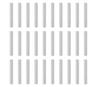 sourcing map 50 perni cilindrici M6 (6 mm) x 55 mm, in acciaio inossidabile 304, supporto per mensole, elementi di fissaggio per dispositivi in metallo, mobili in legno, installazione fai da te