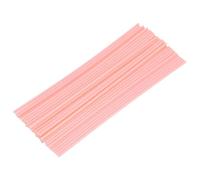 sourcing map 50 ricariche per penna 3D, a bassa temperatura di stampa, 2,5 mm x 15 cm, confezione di ricarica per stampante PCL, supporto solo per penna 3D, rosa