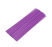 sourcing map 50 ricariche per penna 3D, filamento a bassa temperatura di stampa 2,5 mm x 15 cm, confezione di ricarica per stampante PCL, supporto solo per penna 3D, viola rosso