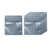 sourcing map 50 sacchetti antistatici 8 x 9 cm, a doppio strato, antistatici, richiudibili, ESD, schermature, per GPU, hard disk, HDD, SSD, luci LED, dispositivi elettronici