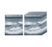 sourcing map 50 sacchetti antistatici da 15 x 11,9 cm, a doppio strato, antistatici, richiudibili, ESD, schermature, per GPU, hard disk, SSD, LED, dispositivi elettronici, semitrasparenti, colore