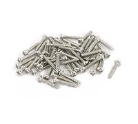sourcing map 50pcs M1.5 x 10mm acciaio inossidabile Pan Phillips a testa circolare viti autofilettanti