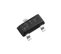 sourcing map 50pcs S8550 Transistor 2TY PNP 25V 500mA 300mW Montaggio superficiale SOT-23