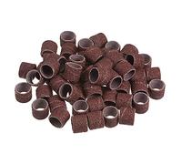 sourcing map 50pcs Tamburi Abrasivi 1/2 Pollice Mini Manicotti di Levigatura 80 Grana Bande Abrasive per Tamburo Levigatrice