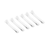 sourcing map 6 forcine per capelli a forma di bambola, 11 mm, in metallo, colore bianco, mini forcine per capelli per bambole, accessori per capelli fai da te