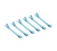 sourcing map 6 forcine per capelli a forma di bambola, 15 mm, colore blu, mini fermagli per capelli in metallo, forcine per bambole, accessori per capelli fai da te
