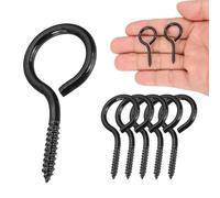 sourcing map 6 ganci a vite ad occhiello, M3 x 40 mm, in acciaio inossidabile 304, resistenti, viti autofilettanti a occhiello con estremità chiusa, per interni ed esterni, per appendere opere d'arte