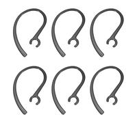 sourcing map 6 ganci auricolari di ricambio (7 mm/0,28 pollici, nero) - morbido silicone universale piccolo anello clip per orecchio antiscivolo ricambio per cuffie Bluetooth monoorecchio