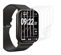 sourcing map 6 pellicole protettive rettangolari per orologio, 39 mm x 34 mm, in TPU flessibile, HD, senza bolle, antigraffio, per orologio 1/2/3, 42 mm, trasparenti
