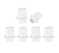 sourcing map 6 pezzi 3 vie 5 vie chitarra interruttore a levetta punta, plastica cross-slot push-in levetta pick-up manopola punta per SQ ST TL chitarra elettrica parti di ricambio, bianco