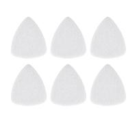 sourcing map 6 plettri per ukulele, 3,2 mm, in morbido feltro di lana, accessori per chitarra acustica e basso, colore bianco