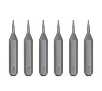sourcing map 6 punte per cacciavite pentagonale P2 da 5/32 "con gambo esagonale da 28 mm di lunghezza S2 in acciaio magnetico a 5 punti, per riparazioni elettriche di precisione