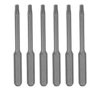 sourcing map 6 punte per cacciavite Torx T8H da 5/32 pollici, codolo esagonale, lunghezza 45 mm, punta magnetica a stella a 6 punte, punta in acciaio S2, con foro per riparazione di precisione