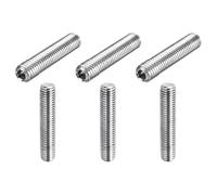 sourcing map 6 viti senza testa a brugola M10-1,5 x 35 mm, in acciaio inossidabile 304, viti a testa esagonale interna per accessori da bagno, riparazione di mobili e progetti fai da te