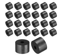 sourcing map 60 distanziatori in gomma rotondi con diametro esterno 12 mm x diametro interno 3 mm x altezza 8 mm, distanziatori antivibrazioni, boccola in gomma