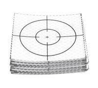 sourcing map 60 fogli riflettori per rilevazioni, 80 mm x 80 mm, autoadesivi, per topografia, target, stazioni totali, nastro riflettente per navi ispezioni tunnel, argento