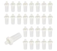 sourcing map 60 perni di riparazione per tapparelle, 2,4 x 1,1 cm, in plastica, perni di ricambio a molla, per finestre cieche, lama mobile, bianco