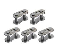 sourcing map 6Pcs #520 Chain Master Connector Link Roller, 15mm Pitch Carbon Steel, Standard Collegamento Split Links