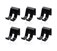sourcing map 6pcs Controller Montaggio A Parete Supporto Universale Controller Holder Stand Antiscivolo Pad Regolabile Montaggio A Parete Adesivo/Viti con Viti per Controller & Cuffie