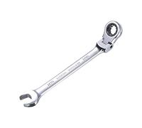 sourcing map 7/16 Pollice Flex-Head Chiave combinata a cricchetto SAE 72 Denti 12 Punti Ratchet Box Ended Wrench Tools, Cr-V