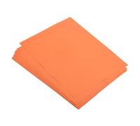 sourcing map 75 fogli A4 di carta colorata per origami, 14,7 x 21,6 cm, 80 g/m², per stampa, copia di documenti, artigianato artistico, arancione rosso