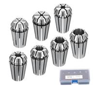 sourcing map 7pcs Molla Mandrino Mandrino ER11 1mm-7mm 65Mn Molla Acciaio Router Pinze di Precisione per CNC Incisione Fresatura Tornio Strumento