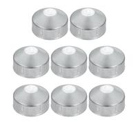 sourcing map 8 cappucci per pali da 48 mm, a cupola, rotondi, zincati, adatti per tubi con diametro esterno da 48 mm, per parti di recinzione a catena da esterni