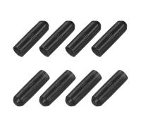 sourcing map 8 cappucci termorestringenti, 10 mm di diametro interno x 35 mm di lunghezza, rapporto 2:1, tappi per tubi termorestringenti, sigillati, impermeabili, adesivi per cavi elettrici, colore