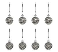 sourcing map 8 ciondoli per cerniera, di ricambio, per riparazioni, per bagagli, abbigliamento, giacche, zaini, stivali (grigio)