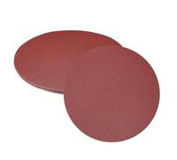 sourcing map 8 dischi abrasivi PSA da 30,5 cm, grana 100 in ossido di alluminio autoadesivo, carta vetrata rotonda senza foro per levigatrice bagnata/asciutta, vernice auto sabbia, legno, metallo