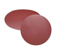 sourcing map 8 dischi abrasivi PSA da 30,5 cm, grana 320, carta vetrata autoadesiva in ossido di alluminio, carta abrasiva rotonda senza foro, carta levigatrice bagnata/asciutta, vernice auto sabbia