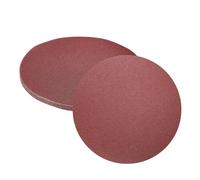 sourcing map 8 dischi abrasivi PSA da 30,5 cm, grana 80, carta vetrata autoadesiva in ossido di alluminio, carta abrasiva rotonda senza foro, carta levigatrice bagnata/asciutta, vernice auto sabbia