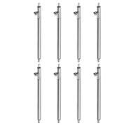 sourcing map 8 perni a molla a sgancio rapido, 20 mm di larghezza, 1,5 mm di diametro, in acciaio inox, perni di ricambio per cinturini di orologi