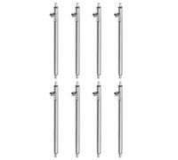 sourcing map 8 perni a molla a sgancio rapido, 22 mm di larghezza, 1,5 mm di diametro, in acciaio inox, perni di ricambio per cinturini di orologi