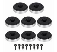 sourcing map 8 piedini isolanti per altoparlanti, 40 mm x 10 mm, in schiuma di plastica, per assorbire gli urti, antivibrazioni, amplificatore, piedi per audio, CD, HiFi, sistema audio Home Theater