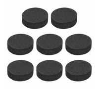 sourcing map 8 piedini isolanti per altoparlanti su un lato, 20 mm x 5 mm, in schiuma antiscivolo, per assorbire gli urti, base per amplificatore, per altoparlanti HiFi Home Theater, colore: nero