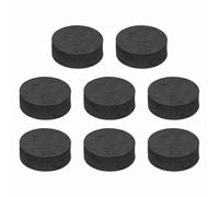 sourcing map 8 piedini isolanti per altoparlanti su un lato, 40 mm x 15 mm, in schiuma antiscivolo, per assorbire gli urti, amplificatore, per altoparlanti HiFi Home Theater, colore: nero