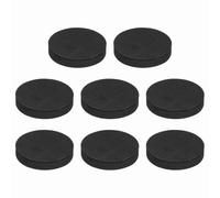 sourcing map 8 piedini isolanti per altoparlanti su un lato, 50 mm x 10 mm, in schiuma antiscivolo, per assorbire gli urti, amplificatore, per altoparlanti HiFi Home Theater, colore: nero